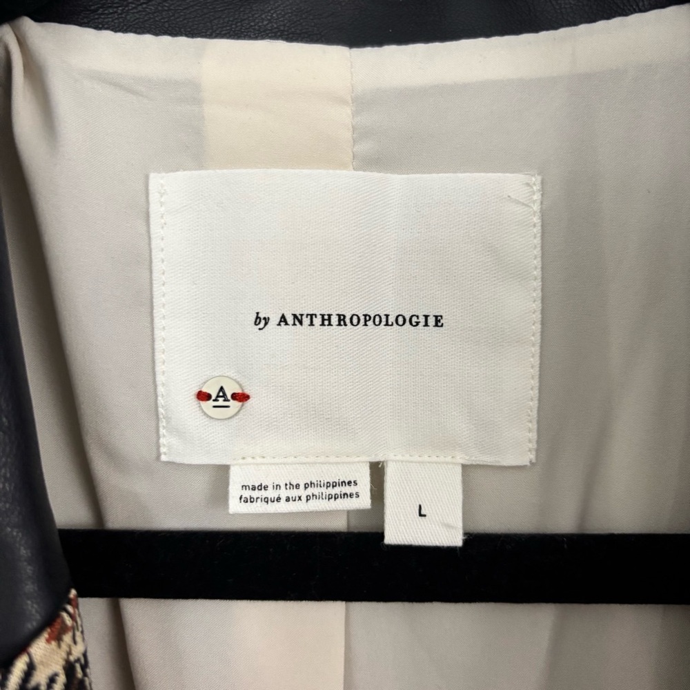 Anthropologie Fabric Mix Blazer - Picture 6 of 7